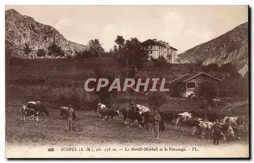 Sospel - Le Golf Hotel et le Paturage - Cartes postales