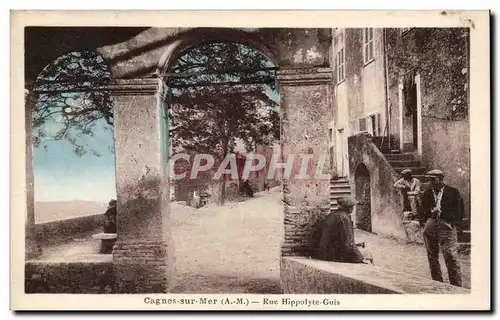 Cagnes sur Mer - Rue Hippolyte Guis - Cartes postales