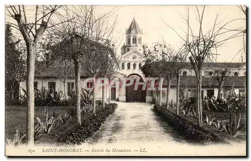 Ile St Honorat - Entree du Monastere - Cartes postales