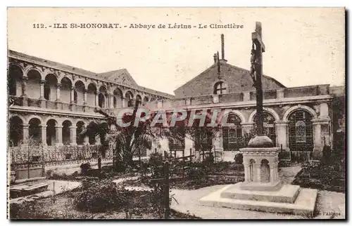 Ile St Honorat - Abbaye de Lerins - Le Cimetiere - Ansichtskarte AK