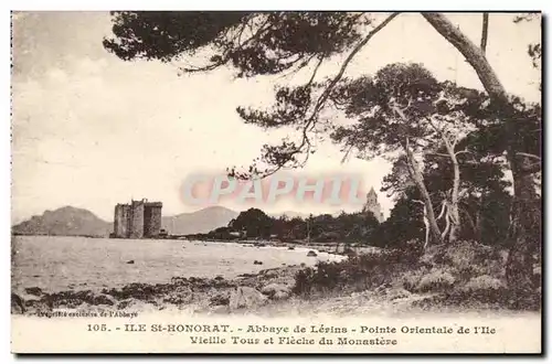 Ile St Honorat - Abbaye de Lerins - Pointe Orientale de l&#39Ile - Ansichtskarte AK