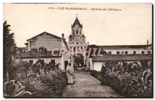 Ile St Honorat - Abbaye de Lerins - L&#39Entree - Cartes postales