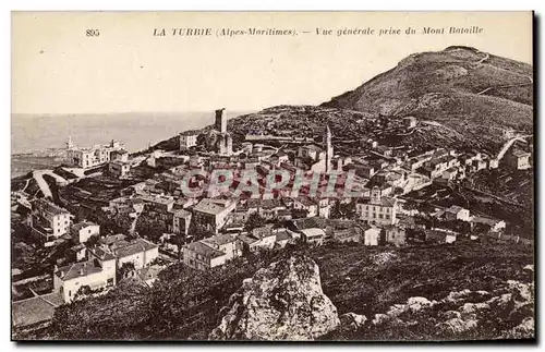 La Turbie - Vue Generale prise du Mont Bataille - Cartes postales