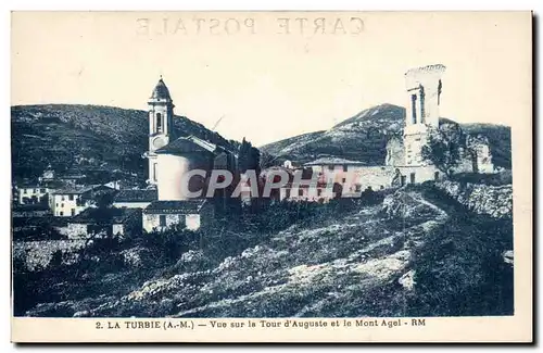 La Turbie - Vue sur la Tour d&#39Auguste - Cartes postales