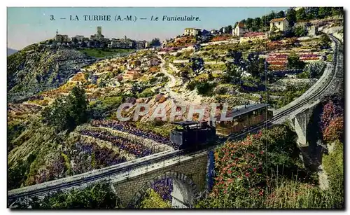 La Turbie - Le Funiculaire - Cartes postales