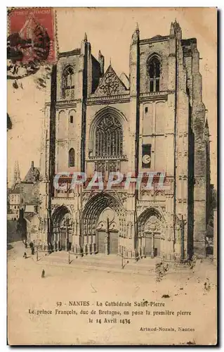 Les Moutiers - La Cathedrale Saint Pierre - Ansichtskarte AK