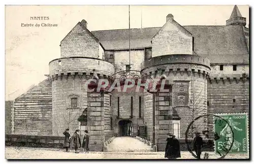 Nantes - Entree du Chateau - Cartes postales