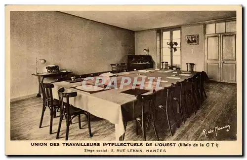 Nantes - Union des Travailleurs Intellectuels de l&#39Ouest 8 Rue Lekain - Cartes postales