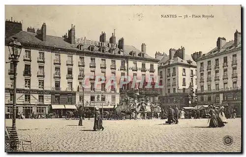 Nantes - Place Royale - Ansichtskarte AK