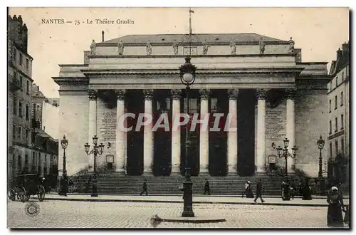 Nantes - Le Theatre Graslin - Ansichtskarte AK