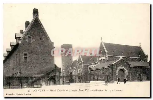 Nantes - Musee Dobree et Manoir Jaen V Ansichtskarte AK