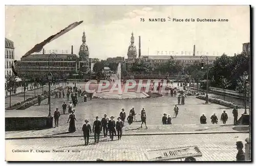 Nantes Ansichtskarte AK Place de la duchesse Anne (Usine Petit Beurre de LU)