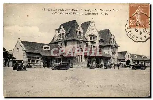 La Baule sur Mer Ansichtskarte AK La nouvelle gare