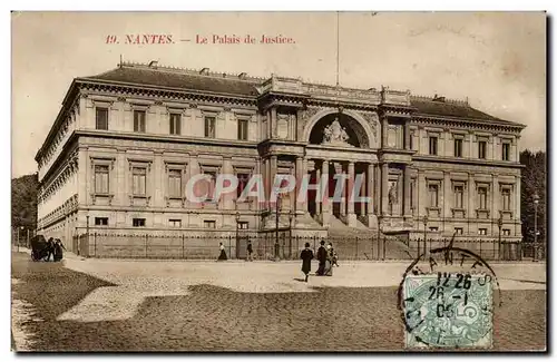 Nantes Cartes postales Le palais de justice