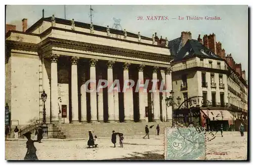 Nantes Cartes postales Le theatre Graslin