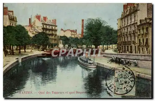 Nantes Cartes postales Quai des Tanneurs et quai Duquesne (lavandieres)