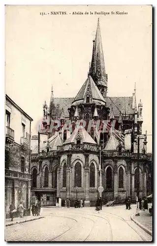 Nantes Ansichtskarte AK Abside de la basilique St Nicolas