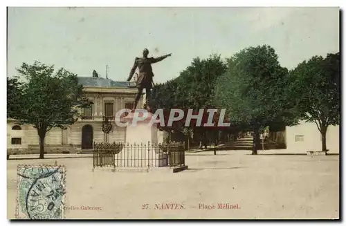 Nantes Cartes postales Place Melinet