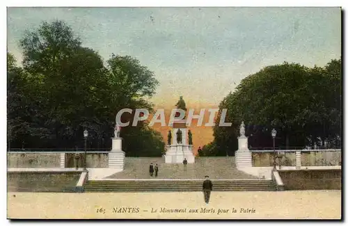 Nantes Ansichtskarte AK Le monument aux morts pour la patrie