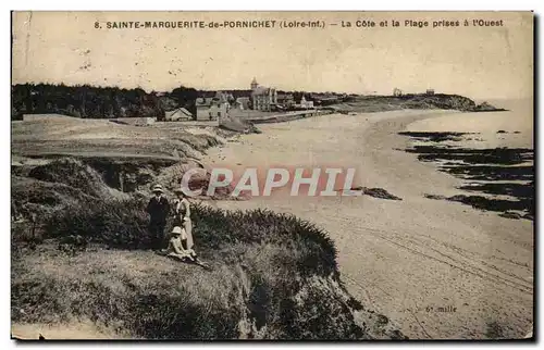 Sainte Marguerite de pornichet Cartes postales La cote et la plage prises a l&#39ouesr