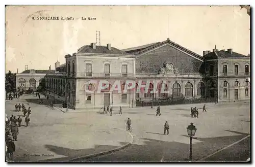 Saint Nazaire Cartes postales La gare