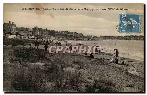 Pornichet Ansichtskarte AK Vue generale de la plage prise devant l&#39hotel de l&#39ocean