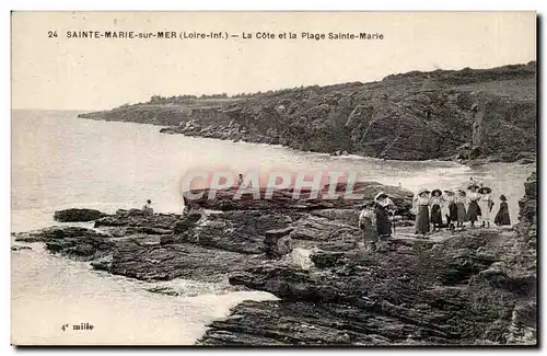 Sainte Marie sur Mer Ansichtskarte AK La cote et la plage Sainte Marie