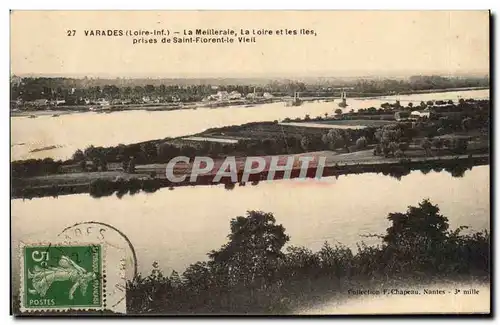 Varades Ansichtskarte AK La Meilleraie La loire et les iles prises de St Florent le Vieil