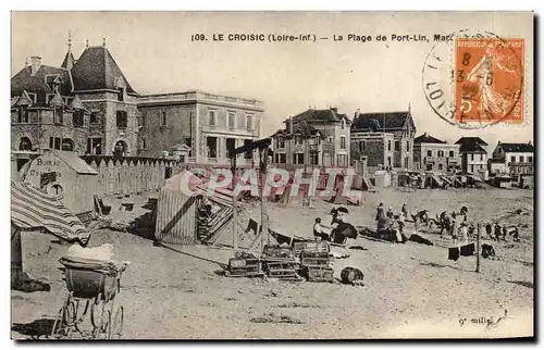 Le Croisic Cartes postales La plage de Port Lin (cage a homards)