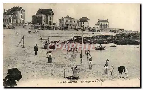 Le Croisic Ansichtskarte AK La plage de Port Lin