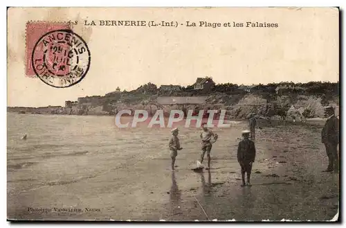 La Bernerie Ansichtskarte AK La plage et les falaises