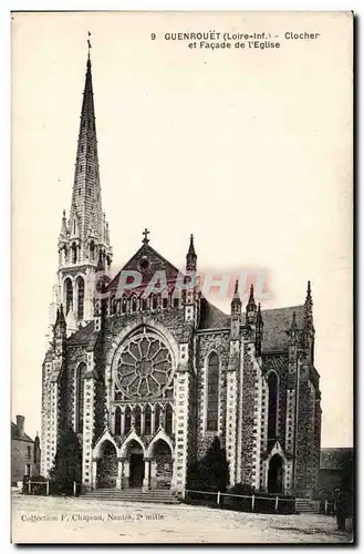 Guenrouet Ansichtskarte AK Clocher et facade de l&#39eglise