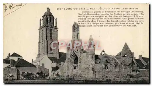 Bourg de Batz Cartes postales L&#39eglise et la chapelle des Muriers