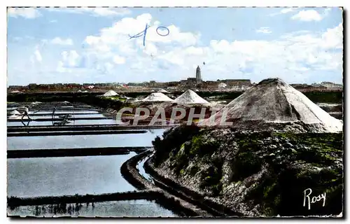 Entre le CRoisic et Batz sur Mer Moderne Karte Marais salants Mulons de sel