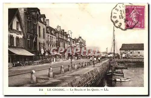 Le Croisic Cartes postales Le bassin et les quais