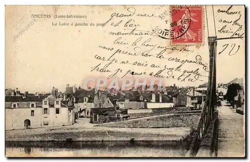 Ancenis Cartes postales La Loire a gauche du pont