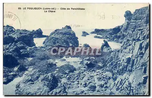 Le Pouliguen Cartes postales Cote de Penchateau Le chaos