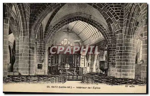 Batz Cartes postales Interieur de l&#39eglise