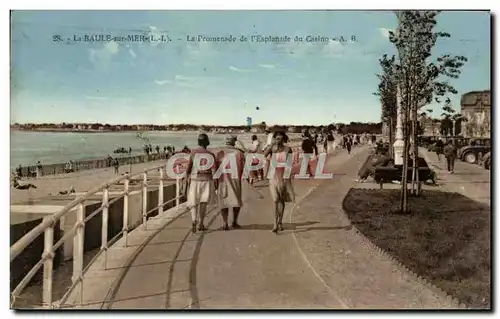 La Baule Cartes postales la promenade de l&#39esplanade du casino