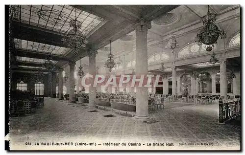 La Baule Cartes postales Interieur du casino Le grand hall