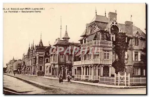 La Baule Ansichtskarte AK Le remblai Boulevard Darlu