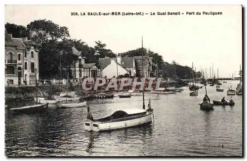 La Baule Cartes postales Le quai Benoit Port du Pouliguen