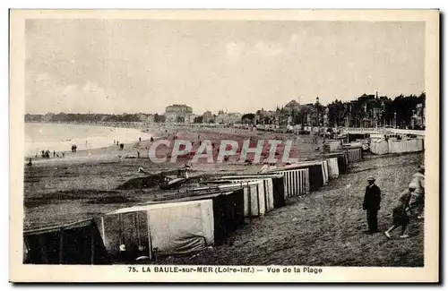 La Baule Cartes postales Vue de la plage