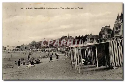 La Baule Cartes postales Vue prise sur la plage