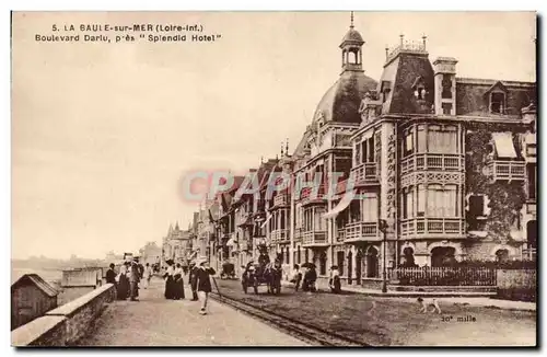 La Baule Ansichtskarte AK Boulevard Darlu Splendid Hotel