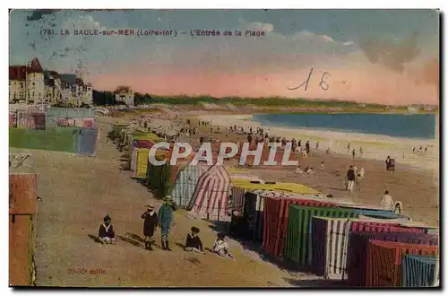 La Baule Cartes postales L&#39entree de la plage