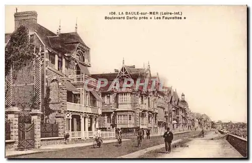 La Baule Ansichtskarte AK Boulevard Dru pres Les Fauvettes (velo)