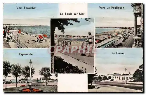 La Baule Cartes postales moderne Pornichet Pouliguen Esplanade Casino