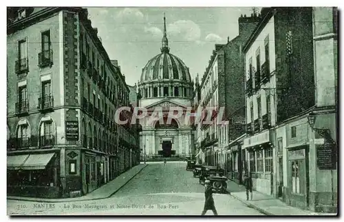 Ansichtskarte AK Nantes Ansichtskarte AK La rue Mazagran et Notre DAme de Bon Port