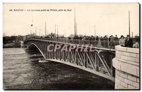 Ansichtskarte AK Nantes Ansichtskarte AK Le nouveau pont de Pirmil pris du Sud